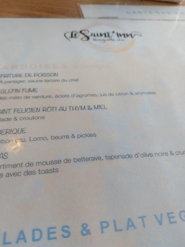 Restaurant Le Saint Inn - Menu Image 1